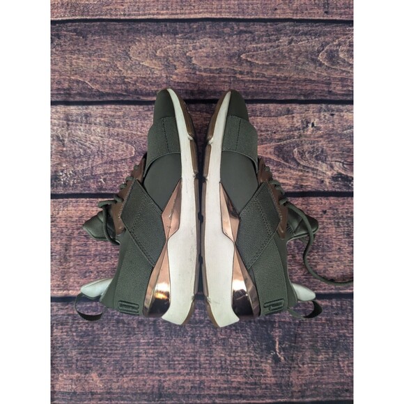 Puma Green Bronze Muse Metal Sz US7 Fashionable Footwear Rose Gold accents - Picture 5 of 9